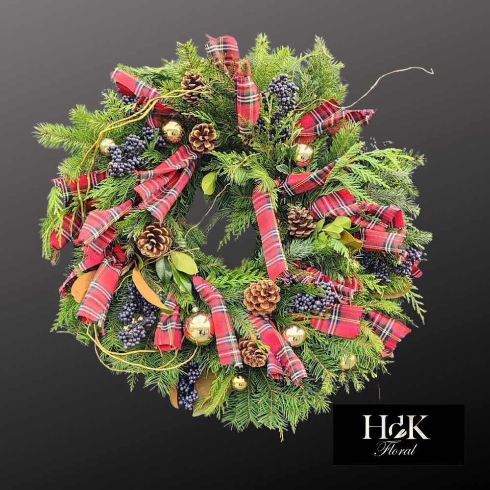 Tartan Twist Wreath